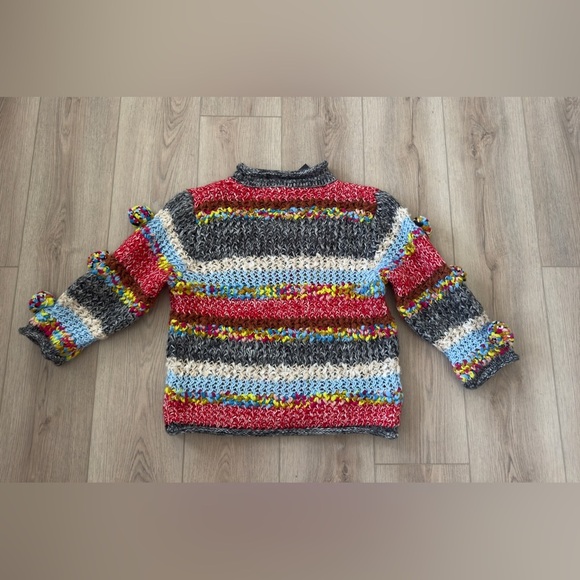 Zara Vibrant Knit Sweater - Red, Blue, Gray 🌈🦄 ❤️ - Picture 11 of 11